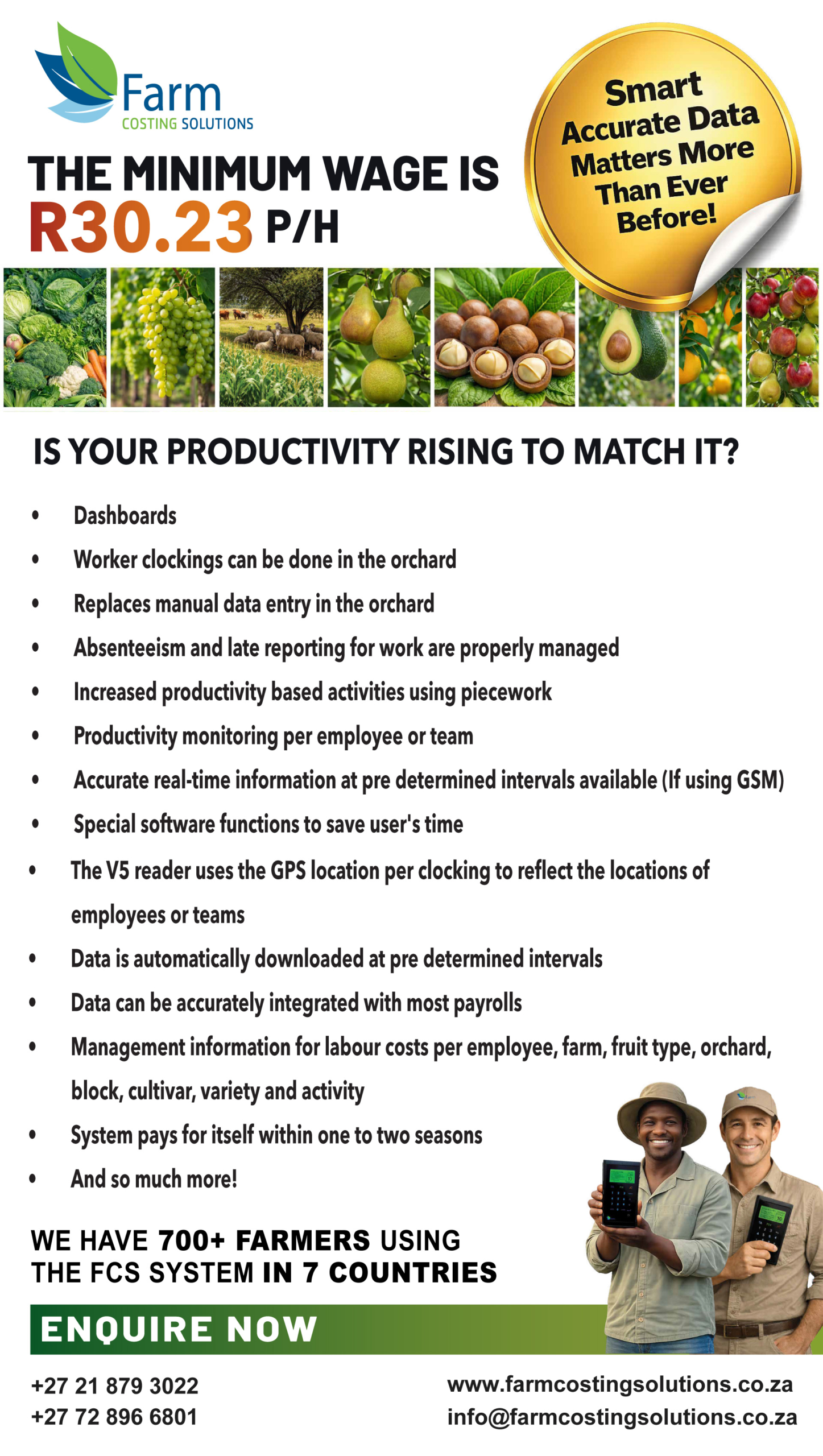 Farm Costing Solutions - 2026 Minimum Wage SA
